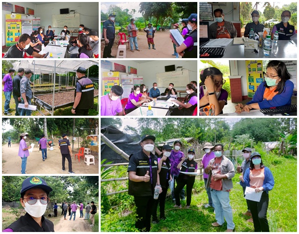 คณะทำงานขับเคลื่อนเมืองอาหารปลอดภัยลงพื้นที่เก็บข้อมูลเกษตรและวางแผนขับเคลื่อน