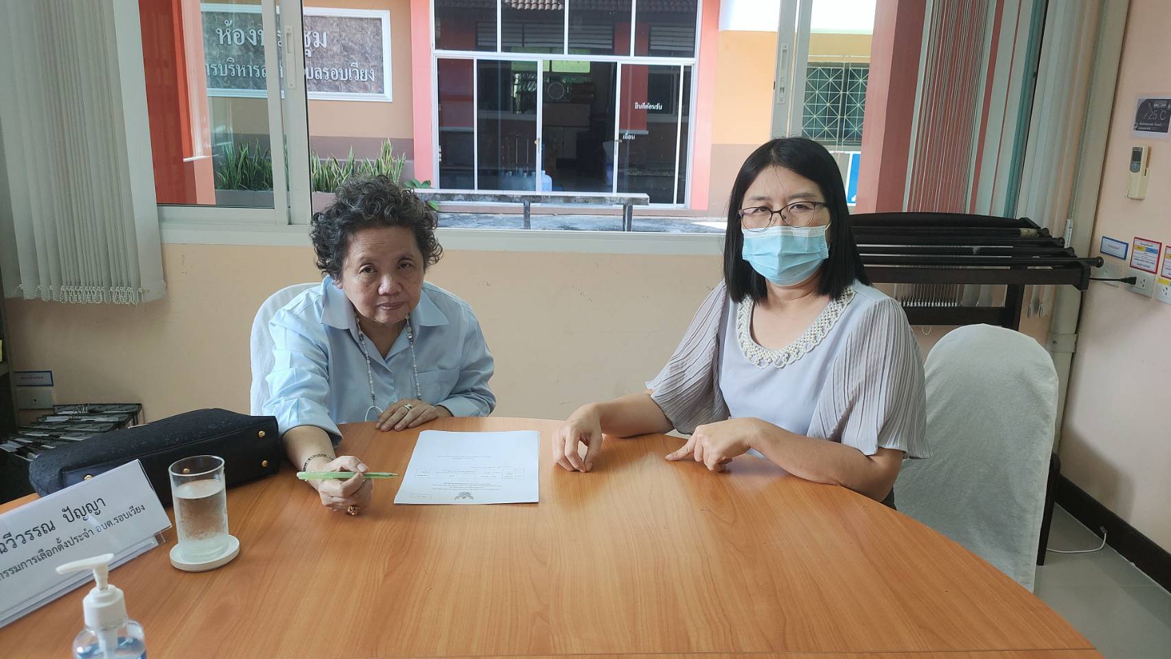 ผู้ตรวจการการเลือกตั้งประจำจังหวัดเชียงรายตรวจเยี่ยมและให้คำแนะนำ