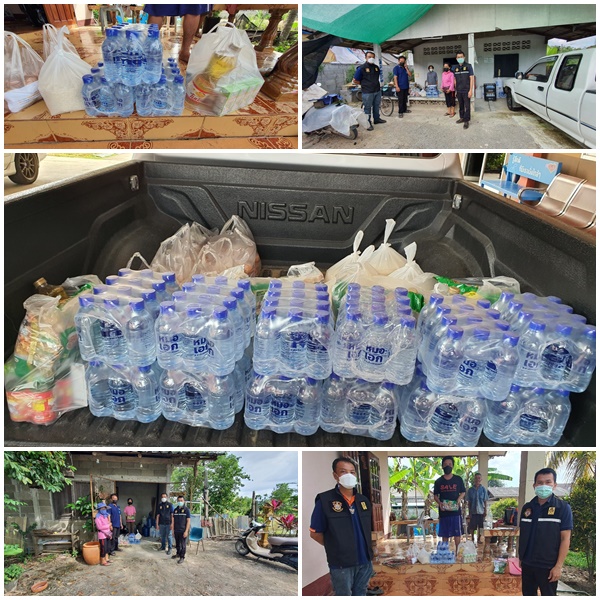 มอบถุงยังชีพช่วยเหลือผู้ได้รับผลกระทบปัญหาด้านโรคระบาดโควิด 19