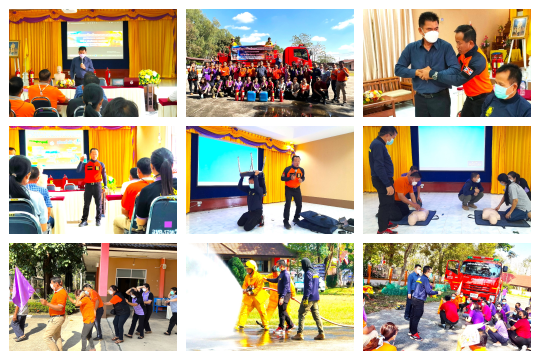 โครงการฝึกอบรมป้องกันและบรรเทาสาธารภัย ประจำปีงบประมาณ 2566