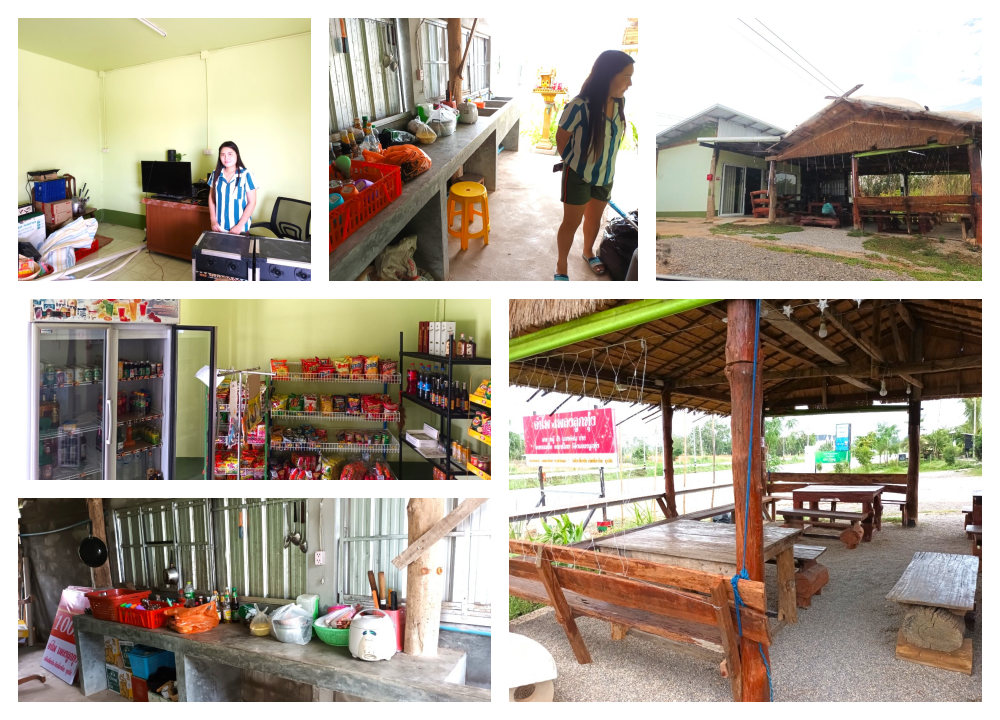 ออกตรวจสถานประกอบการจำหน่ายอาหารและสะสมอาหาร บริเวณบ้านหนองด่าน