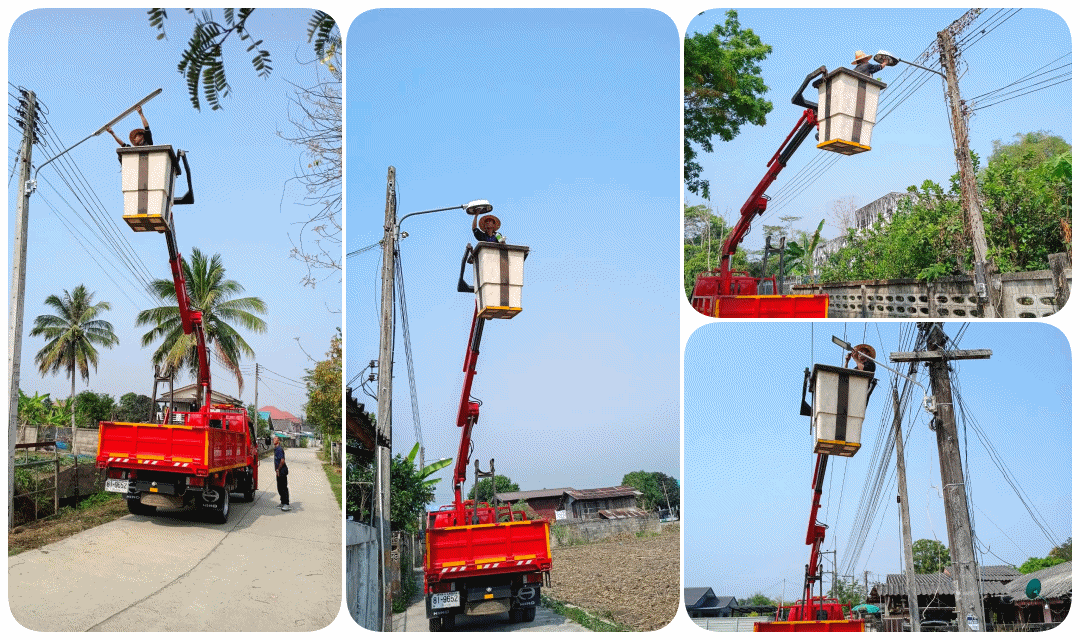 กองช่าง  ดำเนินการซ่อมไฟกิ่ง  หมู่ที่ 2 บ้านป่ายางมน  และหมู่ที่ 3  บ้านป่าบง  ในวันที่  17  มีนาคม  2569 