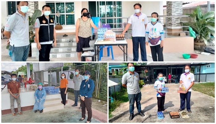 มอบถุงยังชีพช่วยเหลือผู้ได้รับผลกระทบปัญหาด้านโรคระบาดโควิด 19