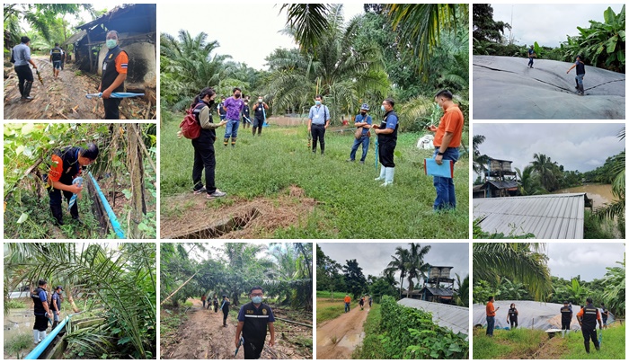 ออกตรวจสถานประกอบการ ฟาร์มสุกรสุพินฟาร์มหมู่ที่ 1 เพื่อประกอบการอนุญาตกิจการ