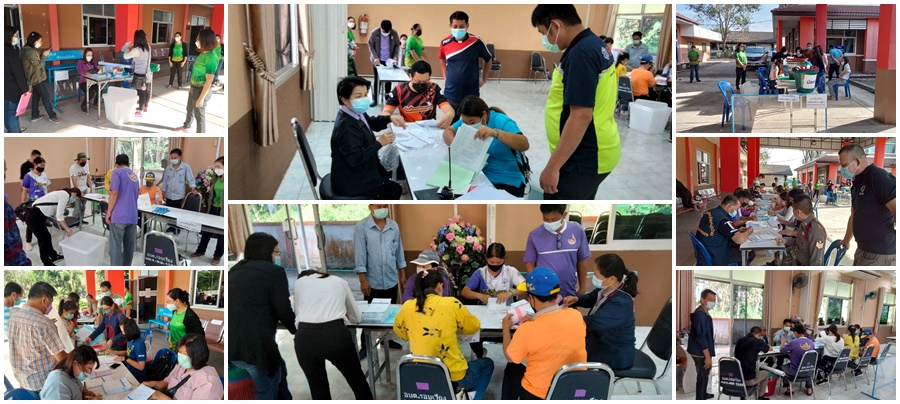 ศูนย์ประสานงานการเลือกตั้ง อบต.รอบเวียง มอบอุปกรณ์การเลือกตั้ง