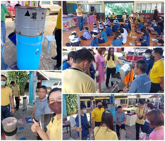 ร่วมกับสำนักงานพลังงานจังหวัดเชียงรายจัดกิจกรรมรณรงค์ด้านพลังงาน 