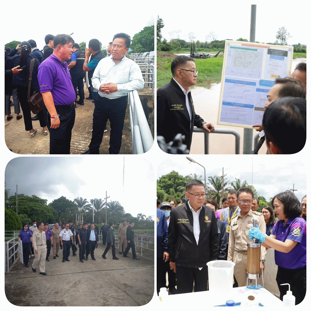  รัฐมนตรีช่วยว่าการกระทรวงมหาดไทย ลงพื้นที่ตรวจเยี่ยม ฝายเชียงราย พร้อมตรวจสอบคุณภาพน้ำโดยสำนักงานสิ่งแวดล้อมและควบคุมมลพิษที่ 1 